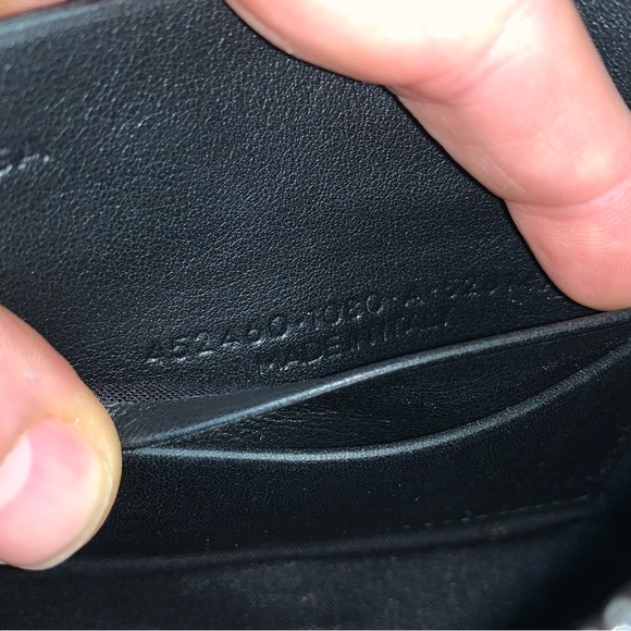 Balenciaga Allover Black Bazar Logo Pochette Shoulder Crossbody Bag - Picture 16 of 16